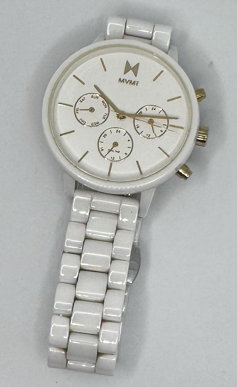Authentic MVMT Nova Ceramic Gloss White | 38MM