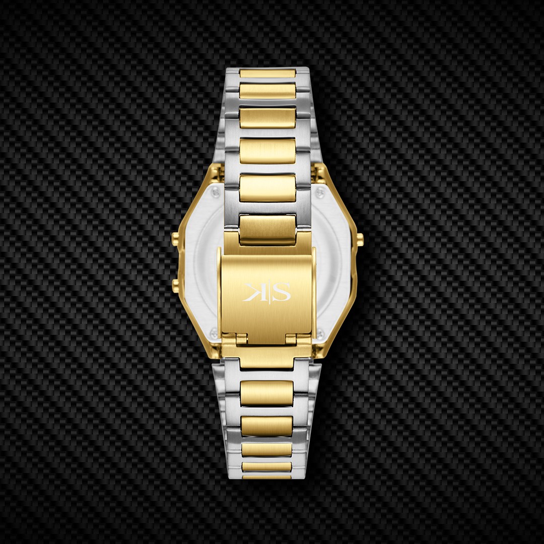 Kenneth Scott Men’s Digital Watch | Black Dial, 33mm, 30 m (3 ATM)
