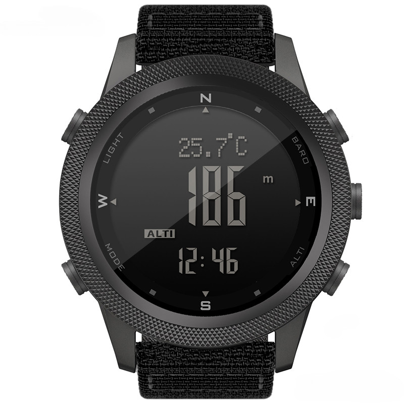 Digital Military Army Sports Watch Waterproof 50M Altimeter Barometer Wristwatch