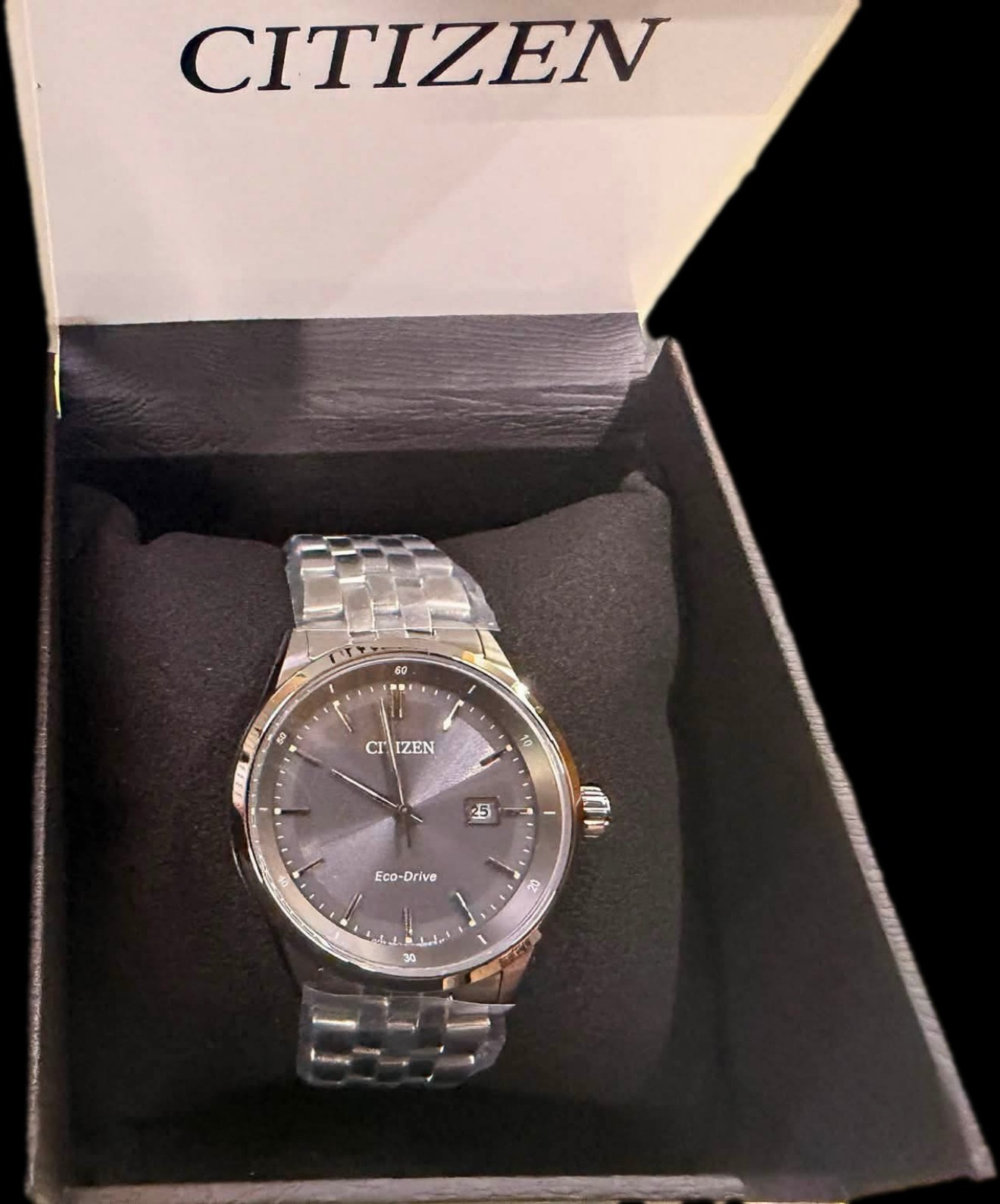 Citizen Eco-drive Men’s Bm7251-53h Sapphire Collection E111 Grey Dial 41mm Watch