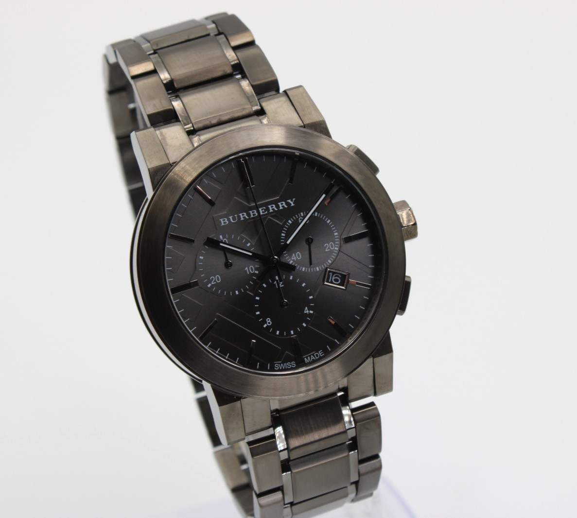 BURBERRY The City BU9354 Dark Gray Men’s Watch 42mm
