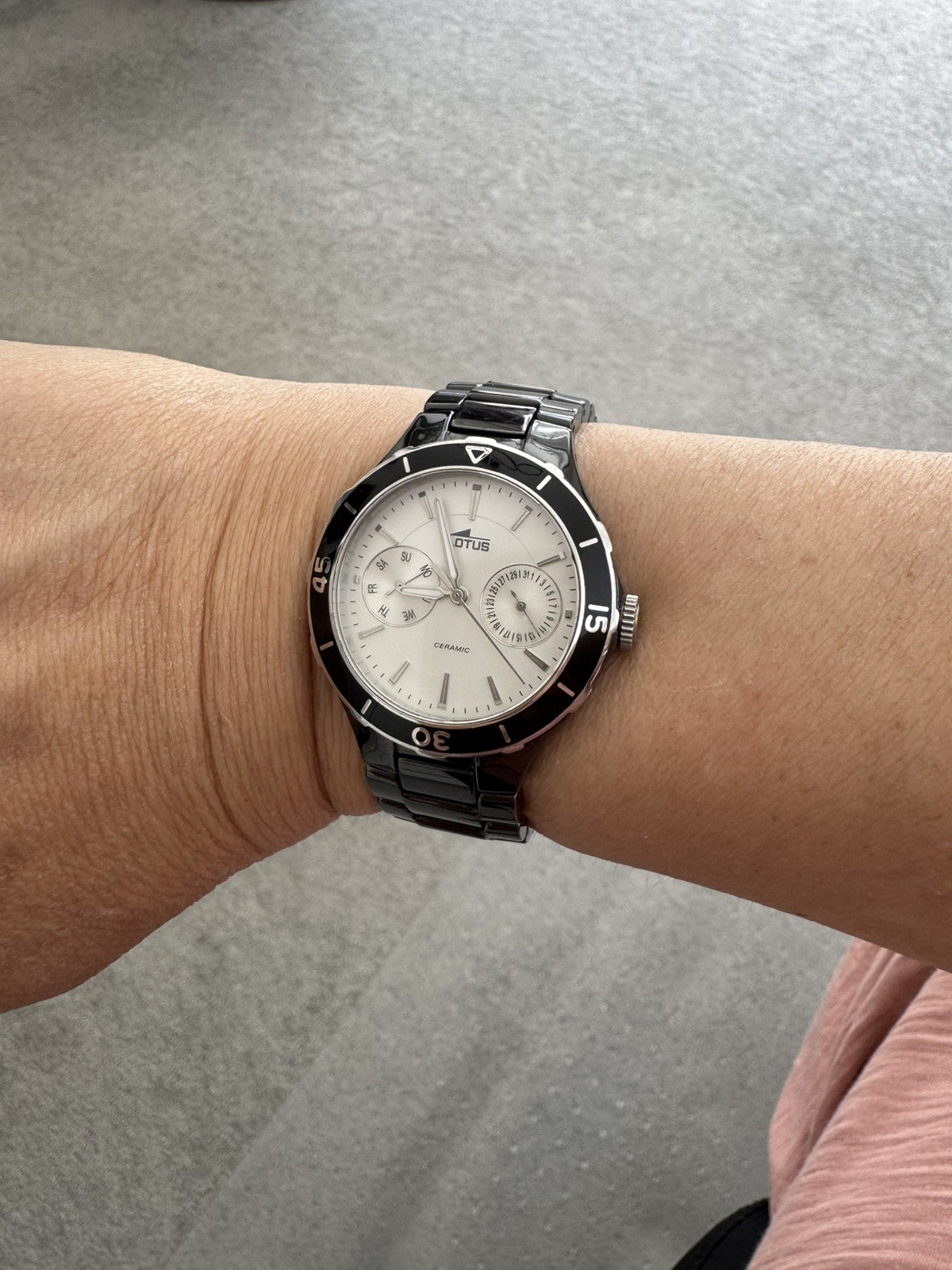 LOTUS ceramic Watch Unisex – New Battery