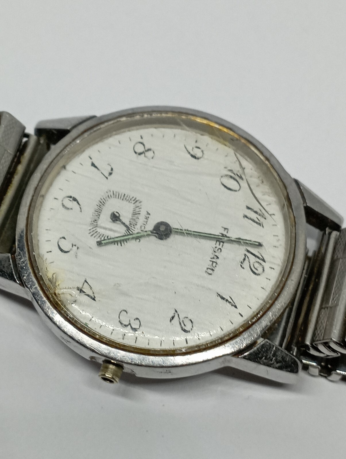 VINTAGE Fresard cal. CUPILLARD FE 233-68-E21 from 1970 ALL STEEL watch working
