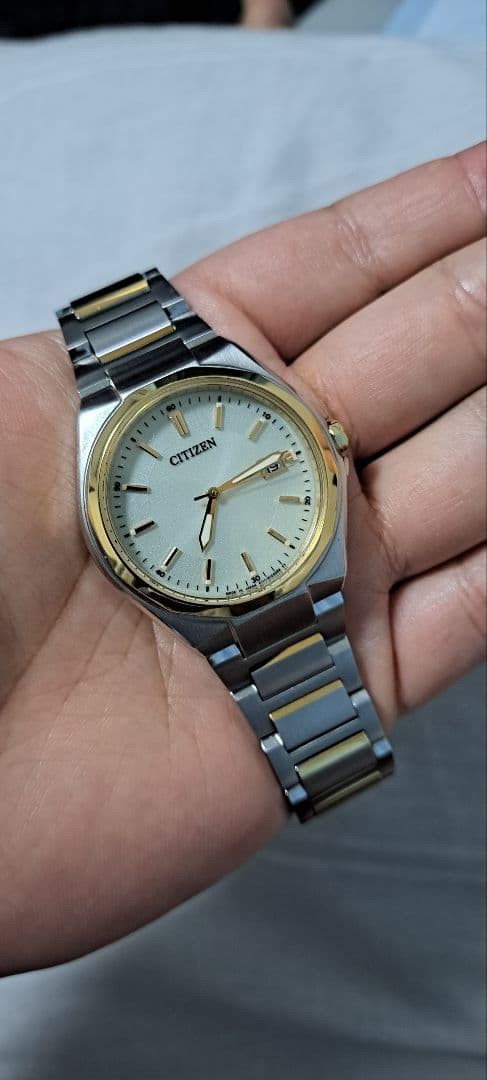 CITIZEN BM6664 67P Silver Gold