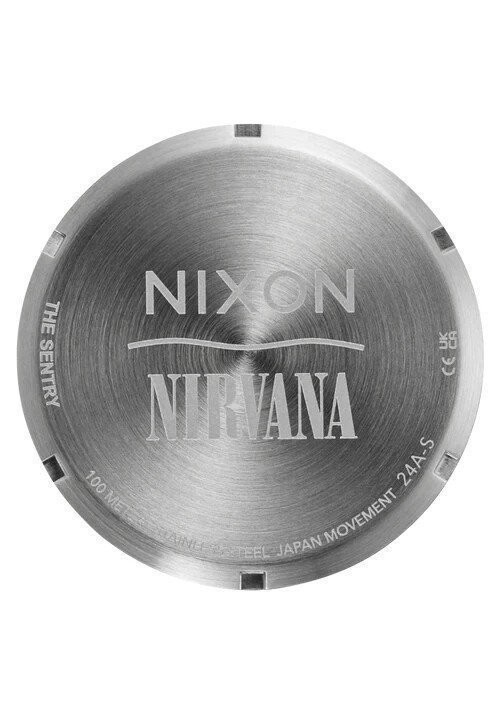 Nixon Nirvana Sentry Leather Band Quartz 42mm Unisex Watch A1418-5274-00