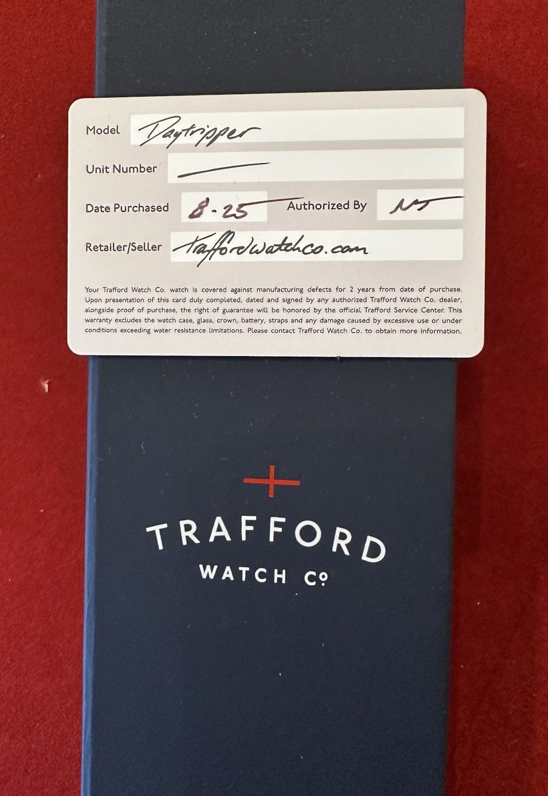 Trafford Watch Co Daytripper i-70 Trafford Watch First Edition Stamp – Unworn!
