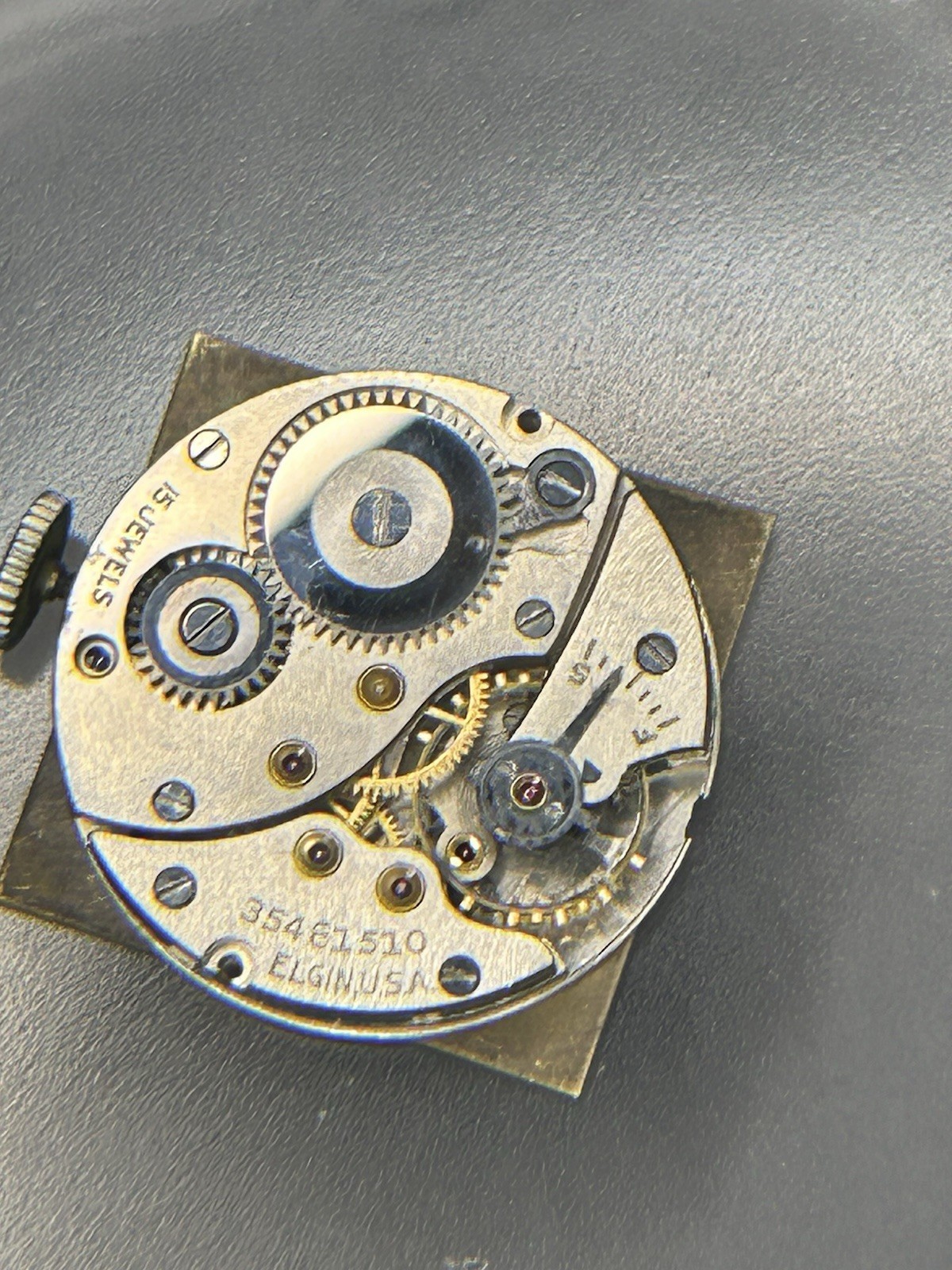 1940 Elgin Art Deco Wristwatch | 15 Jewel Manual Wind | Original Dial | Runs