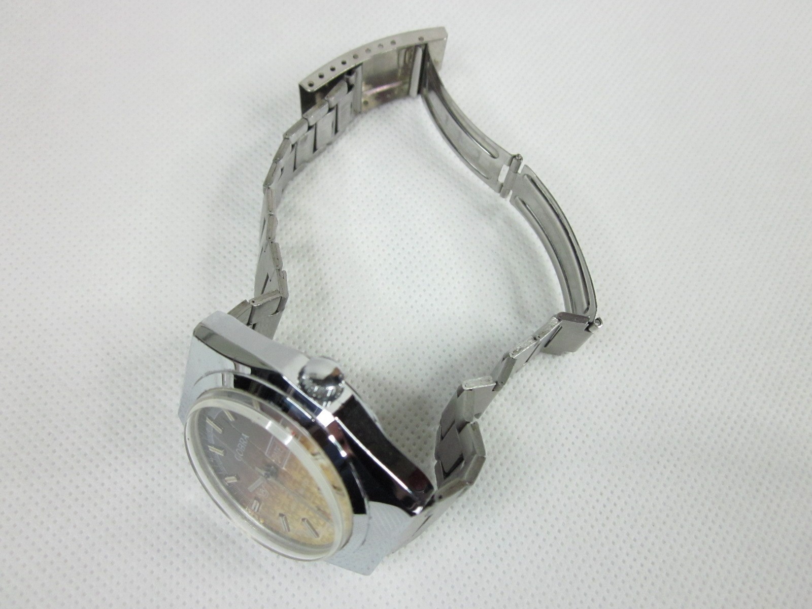VINTAGE COBRA DATE MECHANICAL MANUAL MENS WRISTWATCH WORKING