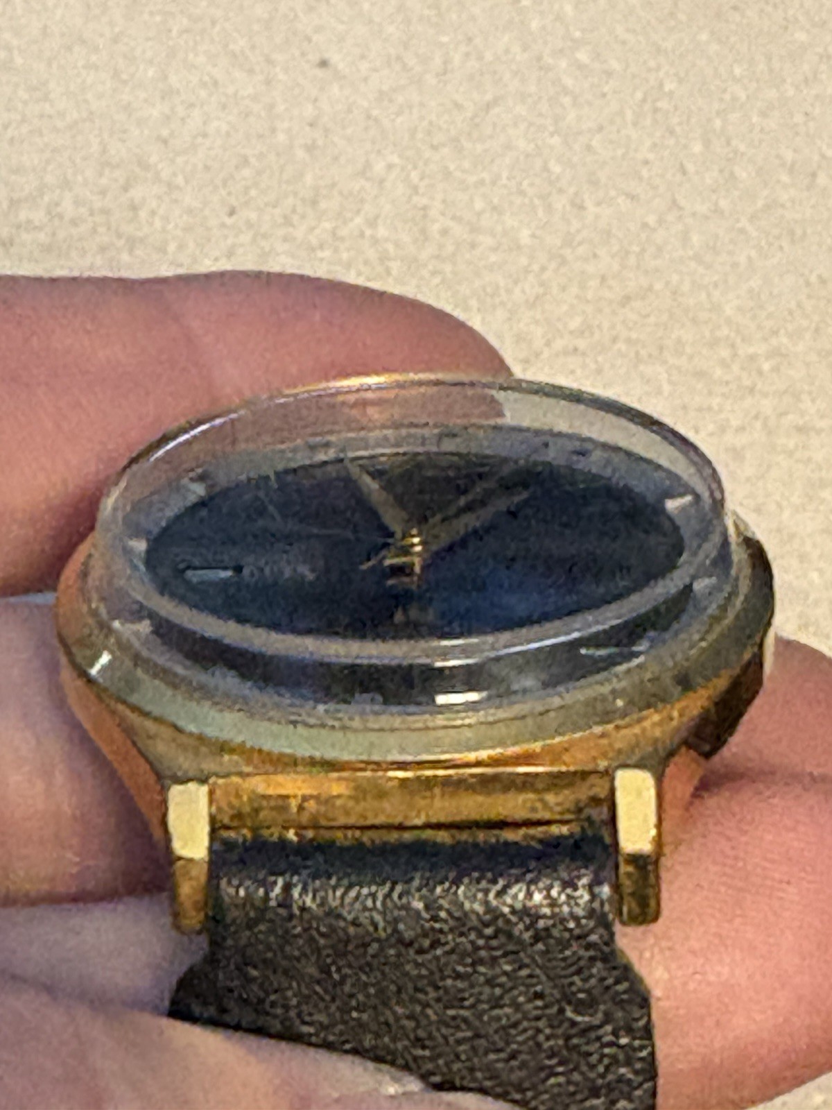 Vintage Seiko 6619-7010 Sportsmatic 5 Men’s Automatic Watch Leather Band RUNS!!