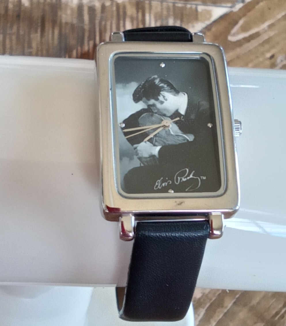 Elvis Presley Watch Collectible Leather Band -none working