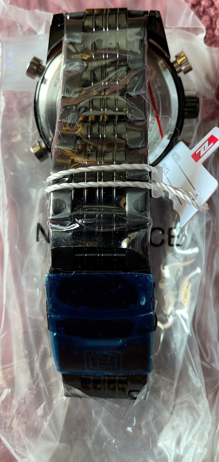 Naviforce NF9024 Black Quartz Watch Date 30M Water Resistant