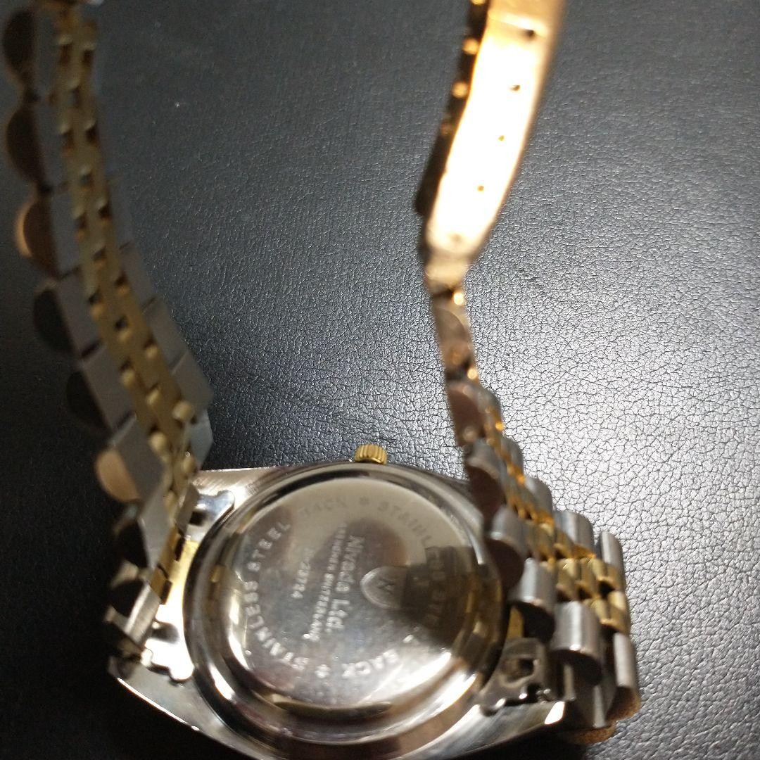 NIVADA Automatic Unisex Adults Wristwatch Silver / Gold Working