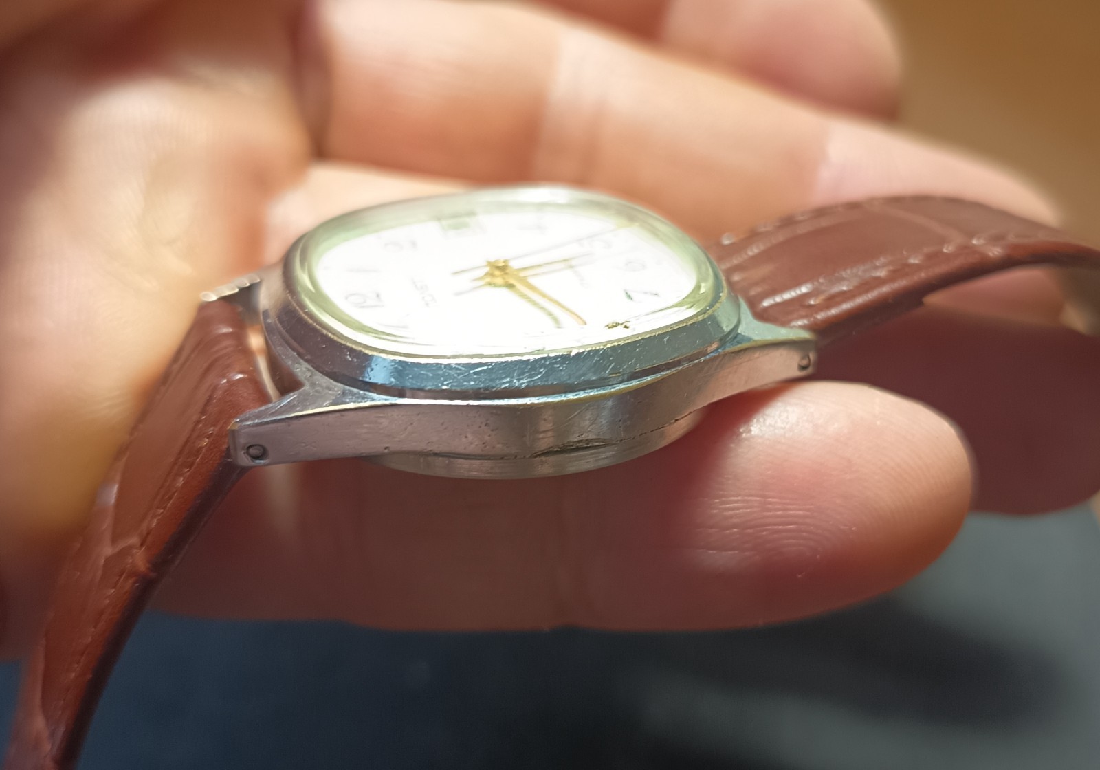 Vintage Men’s watch Poljot 17 jewels mechanical Soviet USSR