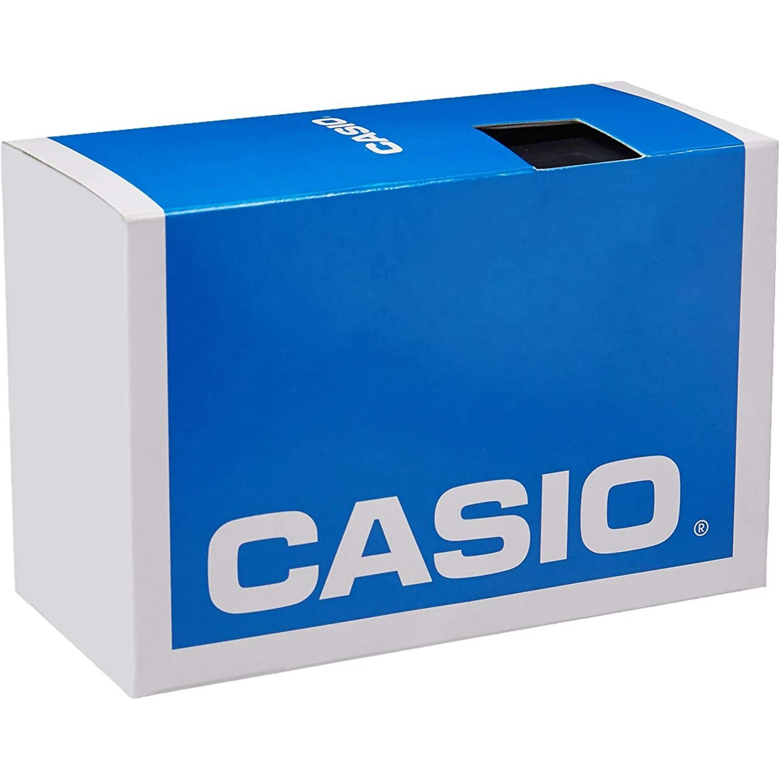 Casio Men’s Black Rectangular Analog Watch with White Dial – MQ-27-7B