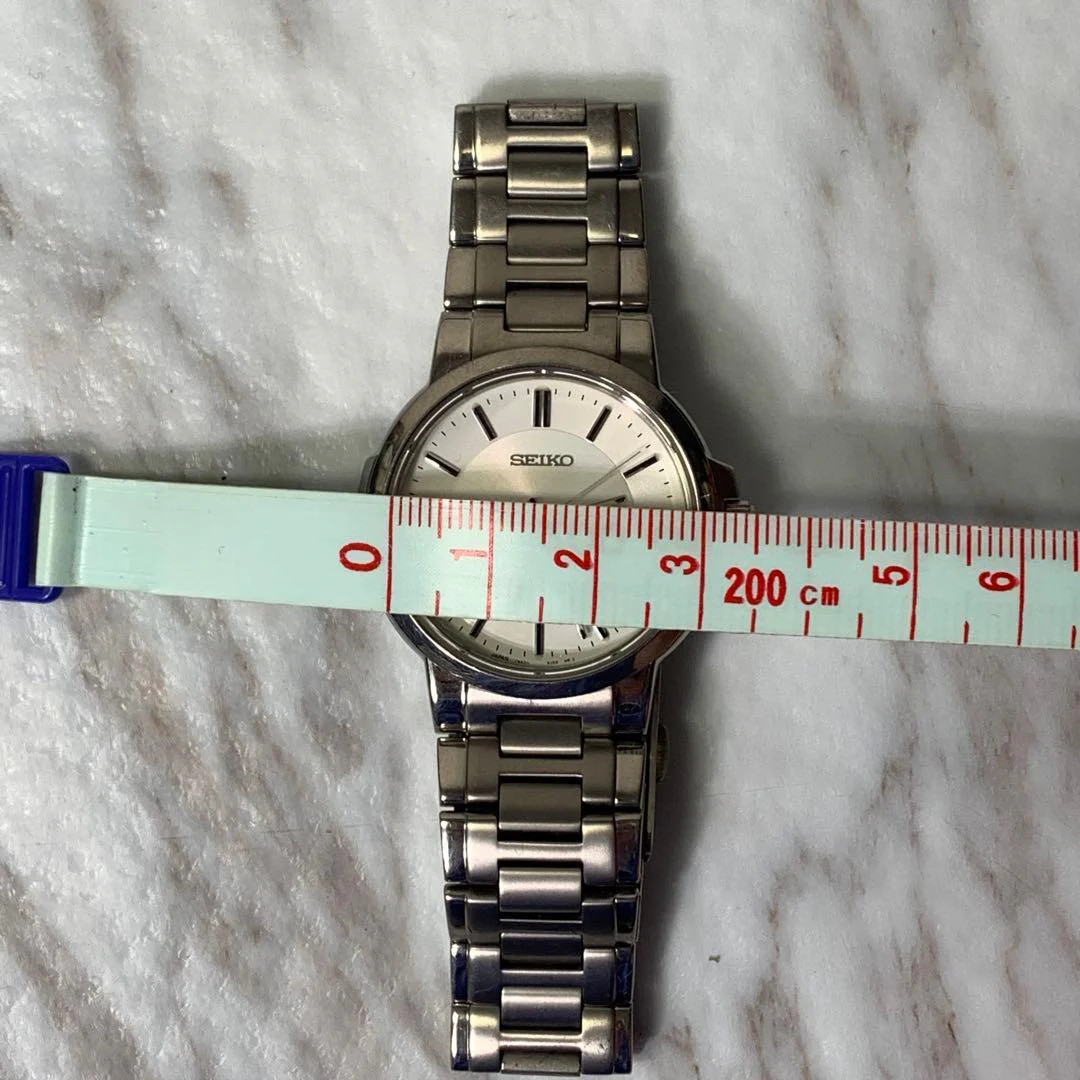 SEIKO 7N43-7B8 Titanium Solar Day-Date 35mm