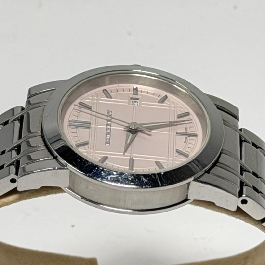 Burberry BU1363 Heritage Nova Check Pink Dial Date