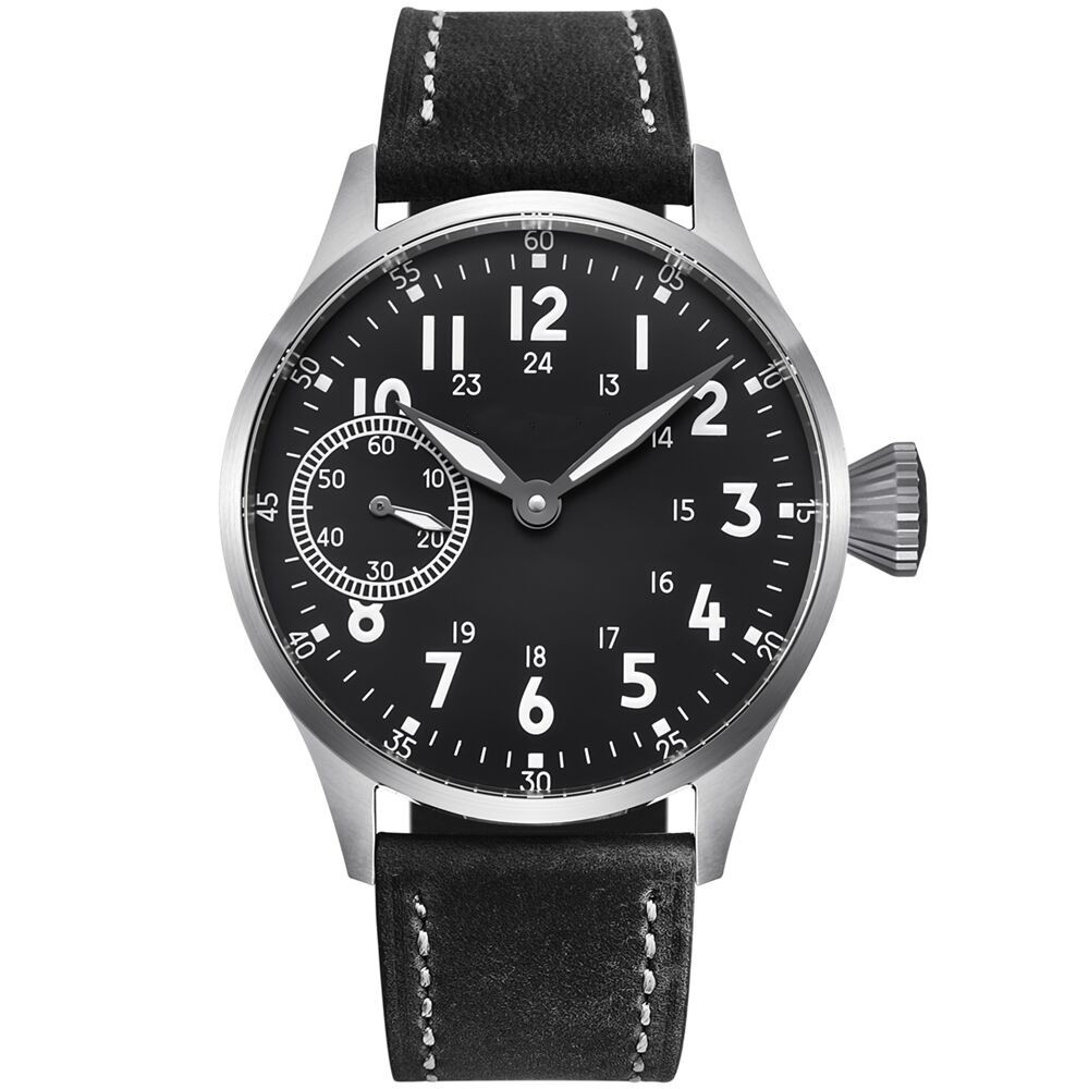 44mm Corgeut Mechanical Watch for Men Sapphire Crystal Asia 6497 ST3600 Movement