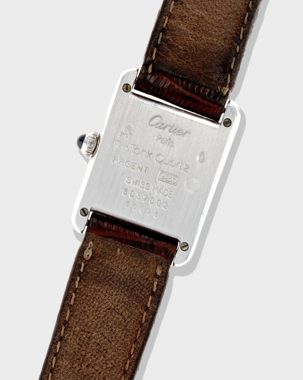 1980’s Vintage Sterling Silver Cartier Must de Tank SM Ref. 6057002 – Serviced