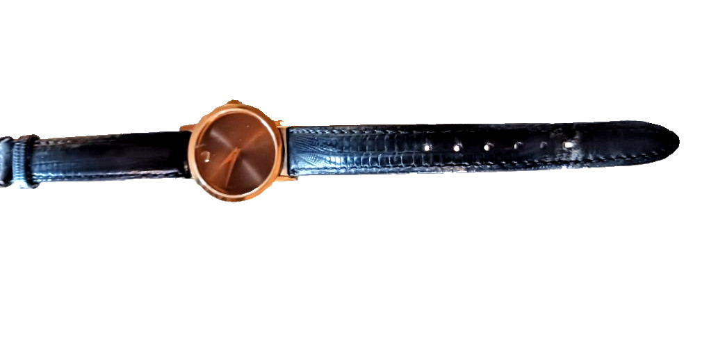 Movado Museum Classic Watch Womens. NEW BATTERY.