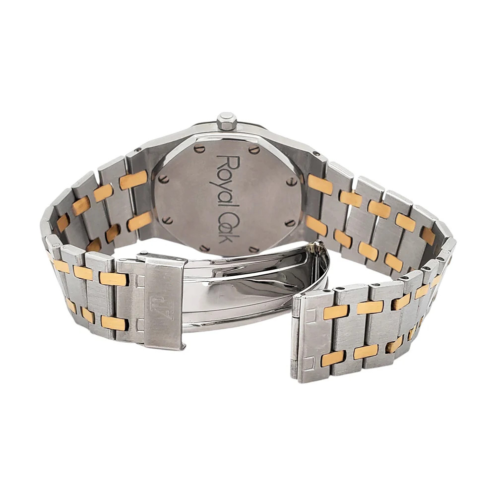 Audemars Piguet Royal Oak Grey Tapisserie Yellow Gold/Steel 35mm Watch SA14486