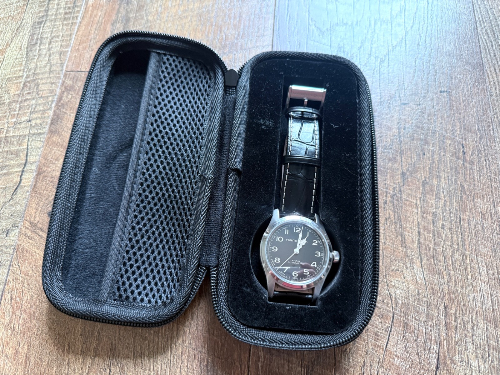 HAMILTON Khaki Field MURPH 42mm Automatic Black Dial Watch H70605731
