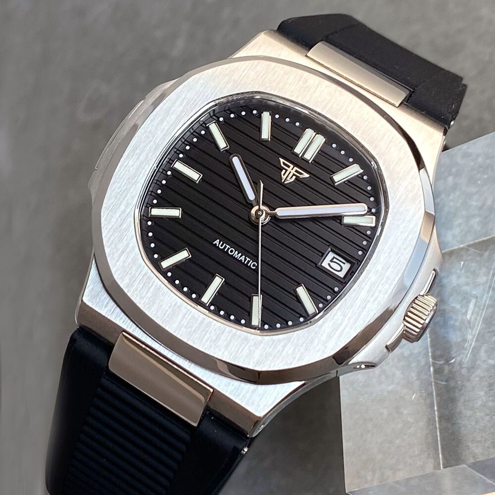 Tandorio 40mm Sapphire 20ATM Lume Automatic NH35A PT5000 Men Mechanical Watch