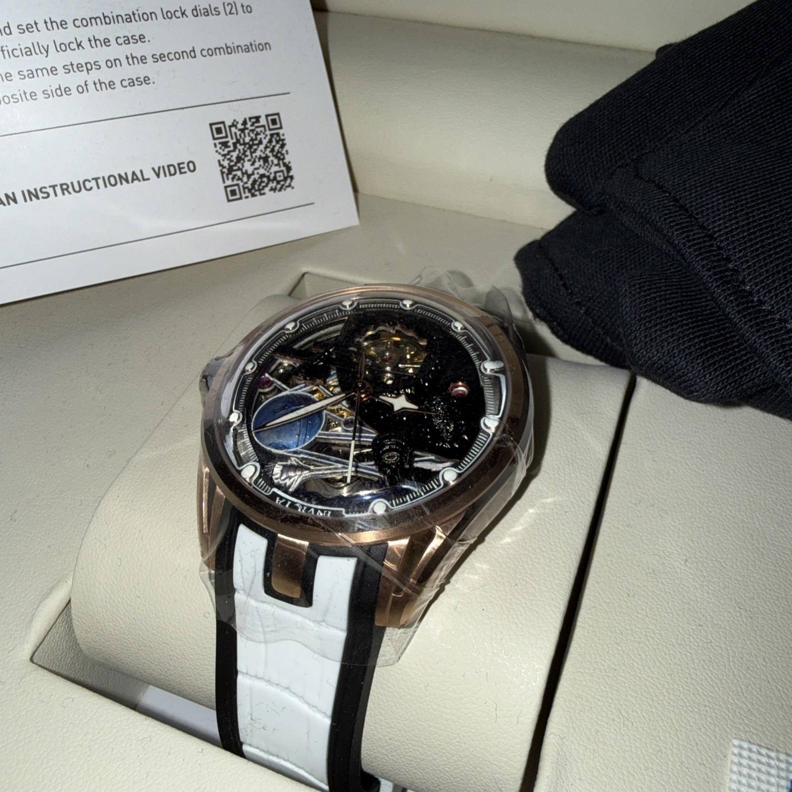 NEW Invicta Celestial Naosia Automatic Men Watch Skeleton Dial 45mm Model 70089