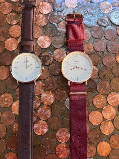 Pair of W. Marrison Men’s & Women’s Wristwatch -Great Condition. Need Batteries