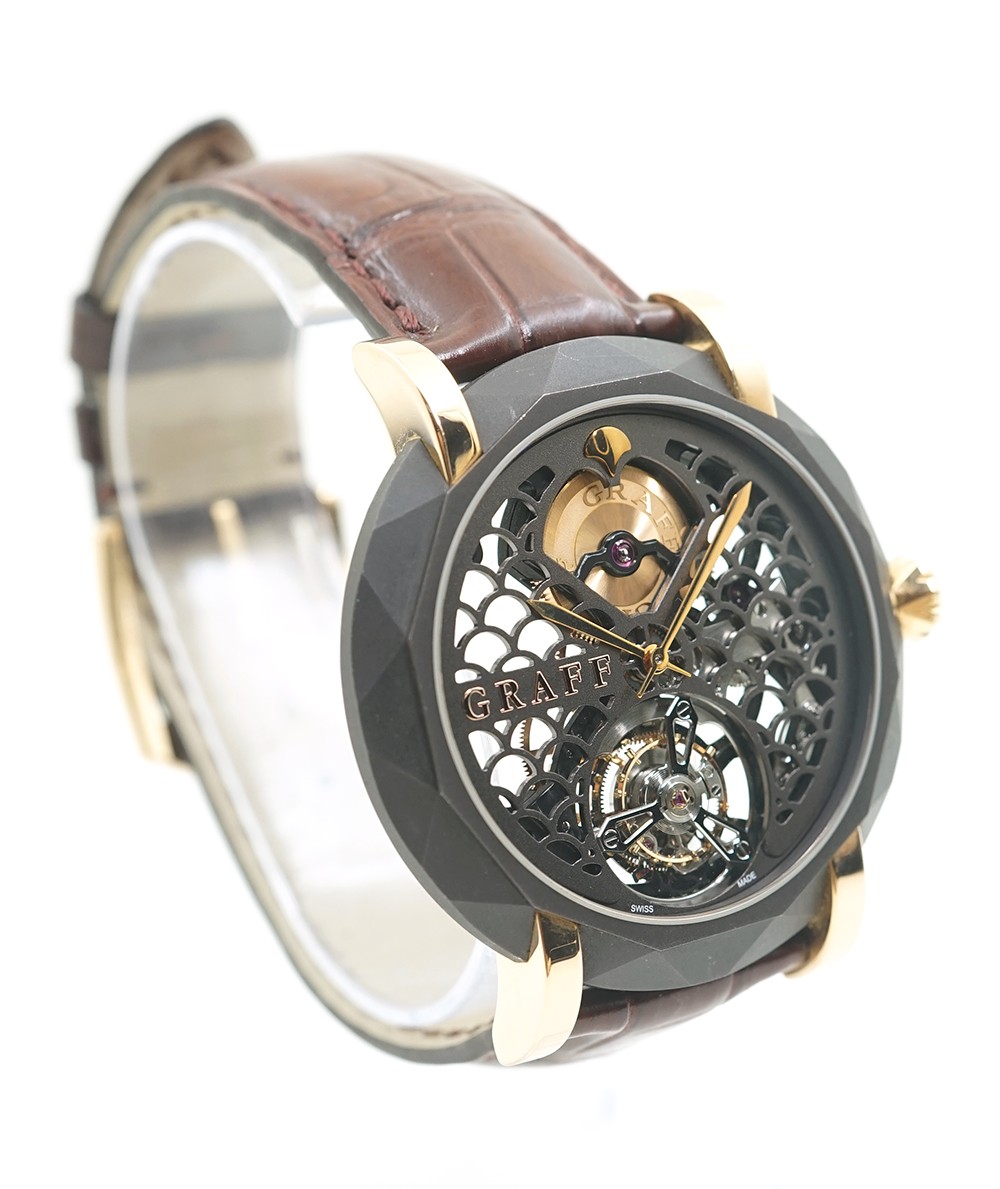 Graff MasterGraff Ultra Flat Icon Skeleton Tourbillon MGSU43DL Titanium