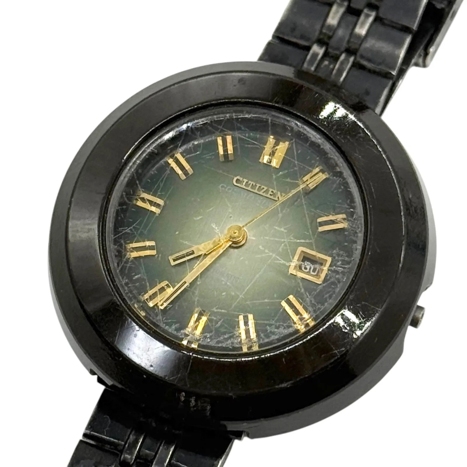 [Defective/Working] Citizen AT Automatic 4-690648-K Cosmostar V2 28800 21 Jewels