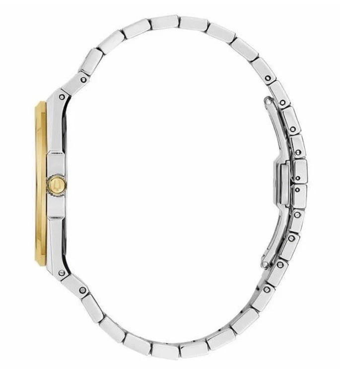 Bulova Classic Two-Tone Stainless Steel Quartz Men’s Watch 98B424 NEW