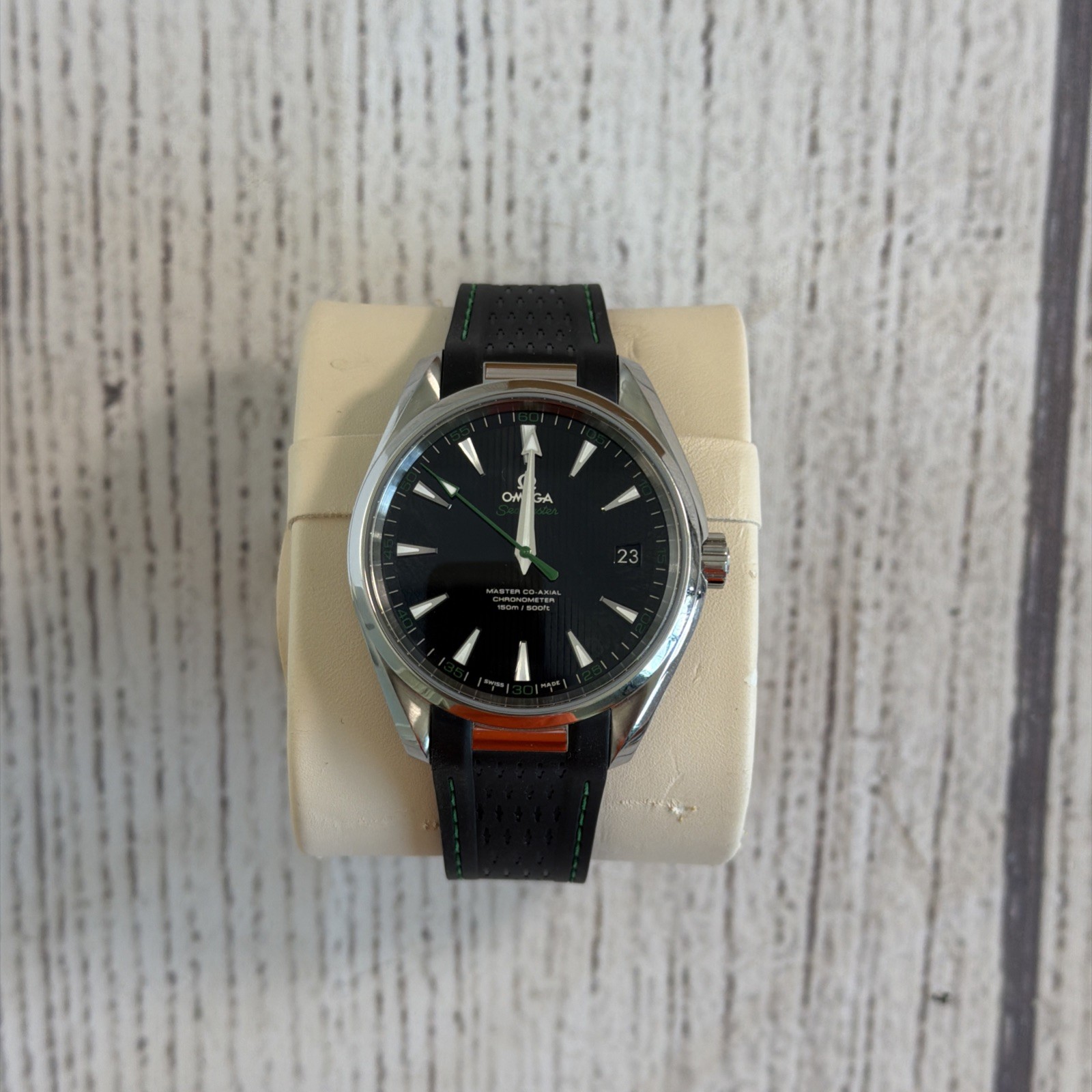 OMEGA Seamaster Aqua Terra 150m 41.5mm GOLF Edition – Bracelet +OEM Rubber Strap