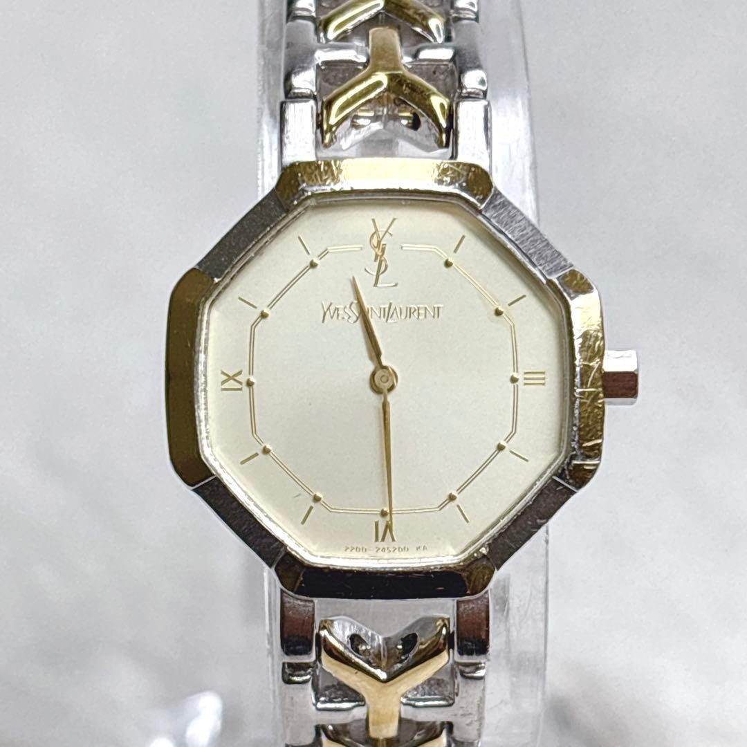 Yves Saint Laurent Quartz Silver Dial Wristwatch