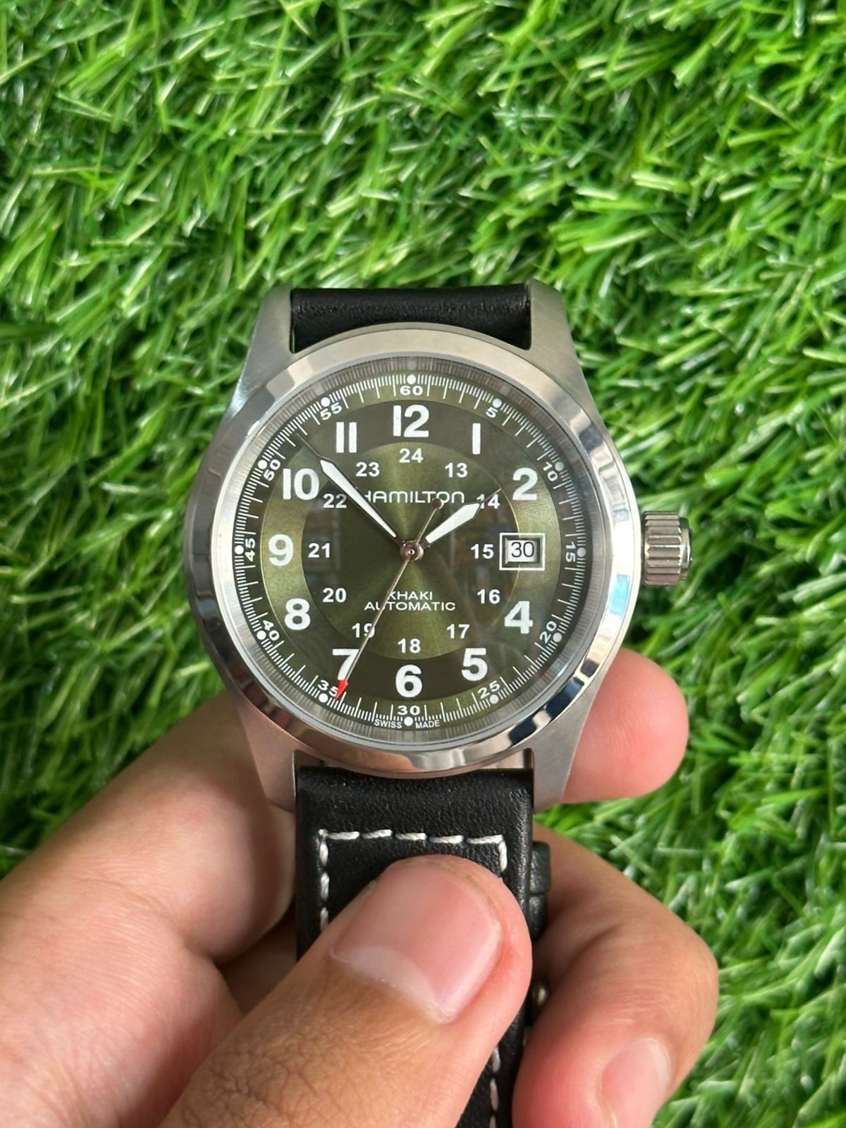 Hamilton Khaki Field Green Dial Automatic Men’s Watch