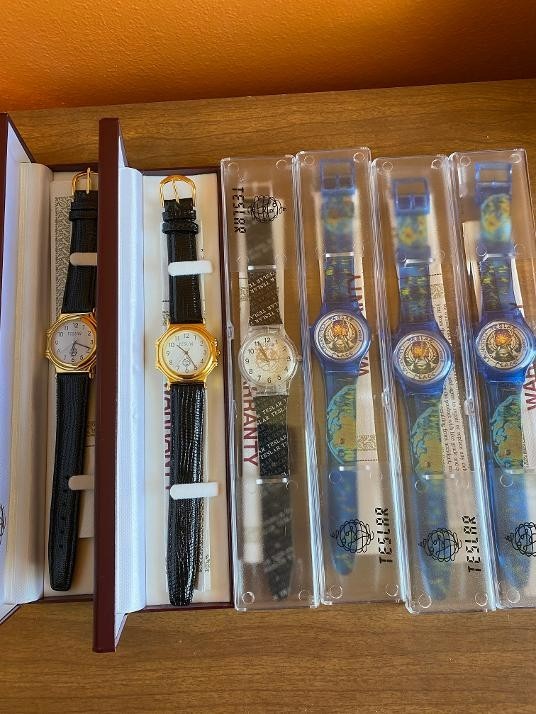 Teslar watches, bundle of 6, new