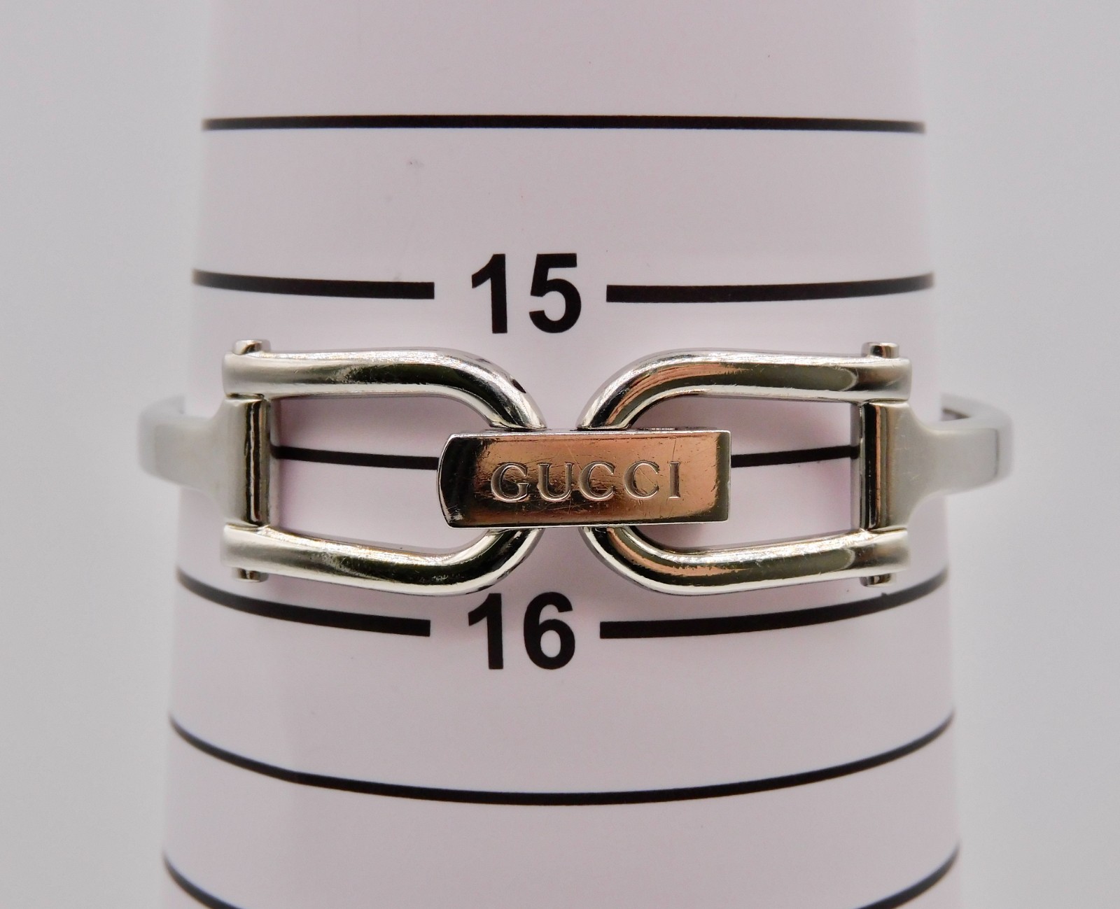 GUCCI 1500L Silver Black WOMEN’S WATCH VINTAGE