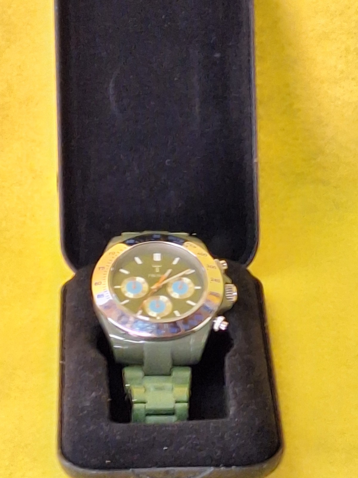 Triwa Karelen Chrono Green Unisex Adults fashionable Wristwatch From Sweden