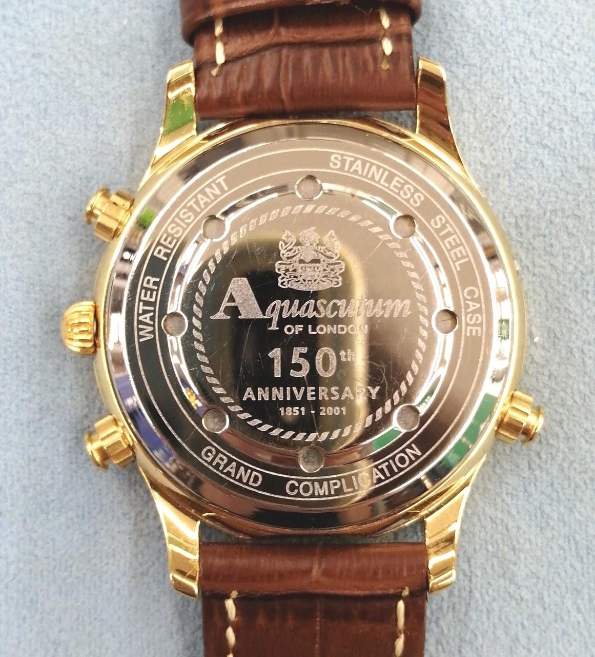 [A4N] Aquascutum 150th Anniversary Limited Edition Quartz Men Watch [x2s]