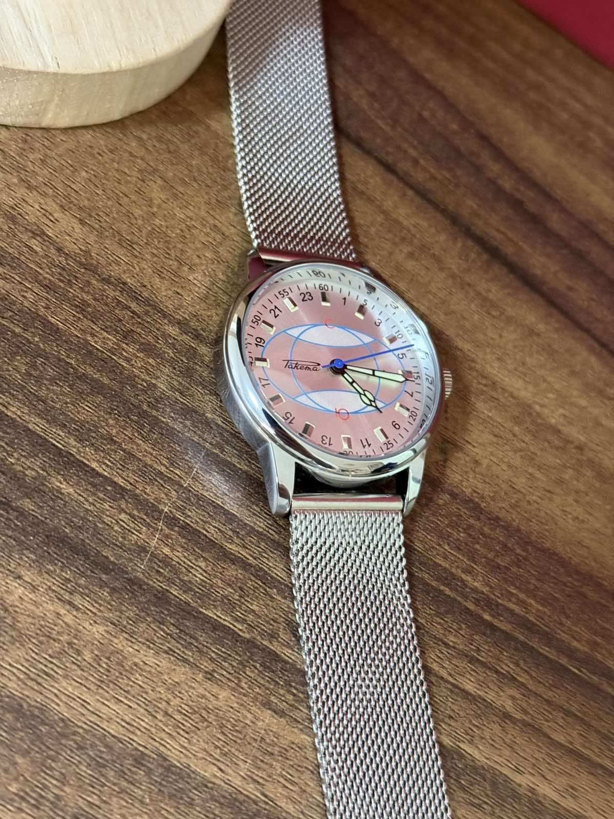 Watch Rakets 24h Mechanical Wrist Polar Men’s Russian Soviet USSR Strap Silver