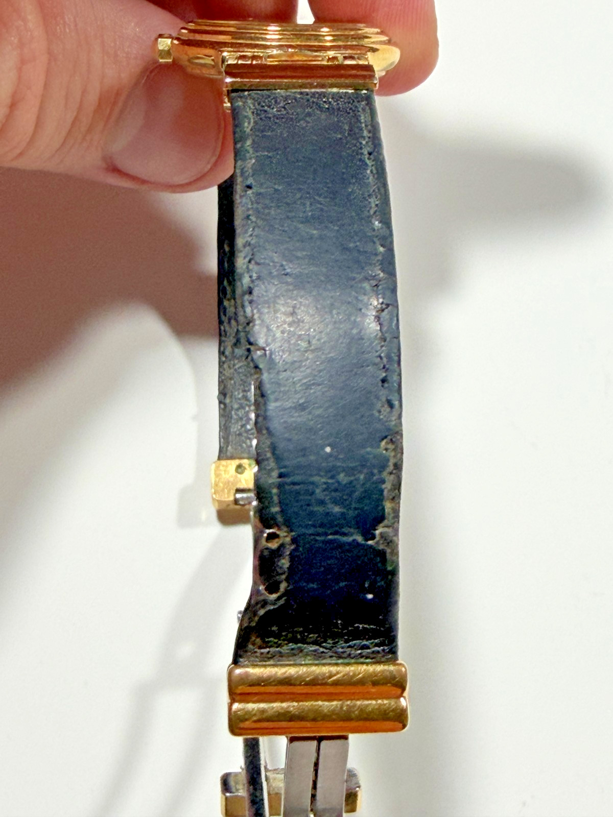 Vintage Raymond Weil 8082 Ladies Quartz Watch 18k Plated Running Needs New Strap
