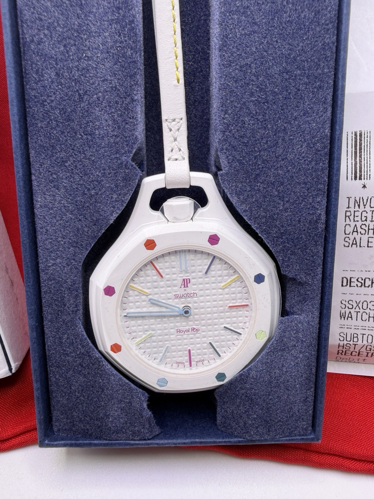 AP X Swatch Royal Pop Huit Blanc Real!!!