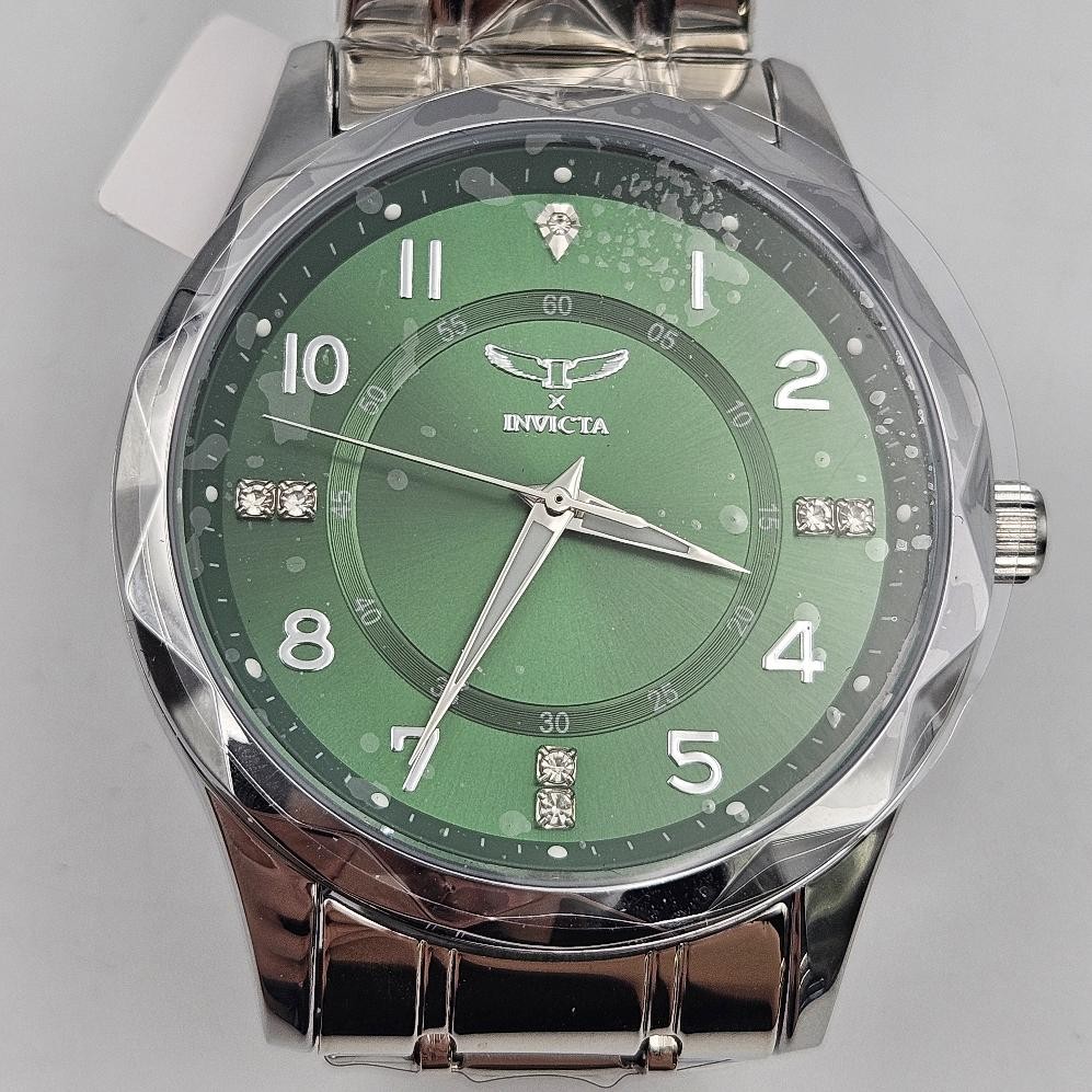 Invicta 69029 Specialty I Quartz Men’s Watch 41mm Green Copper & Stainless Steel