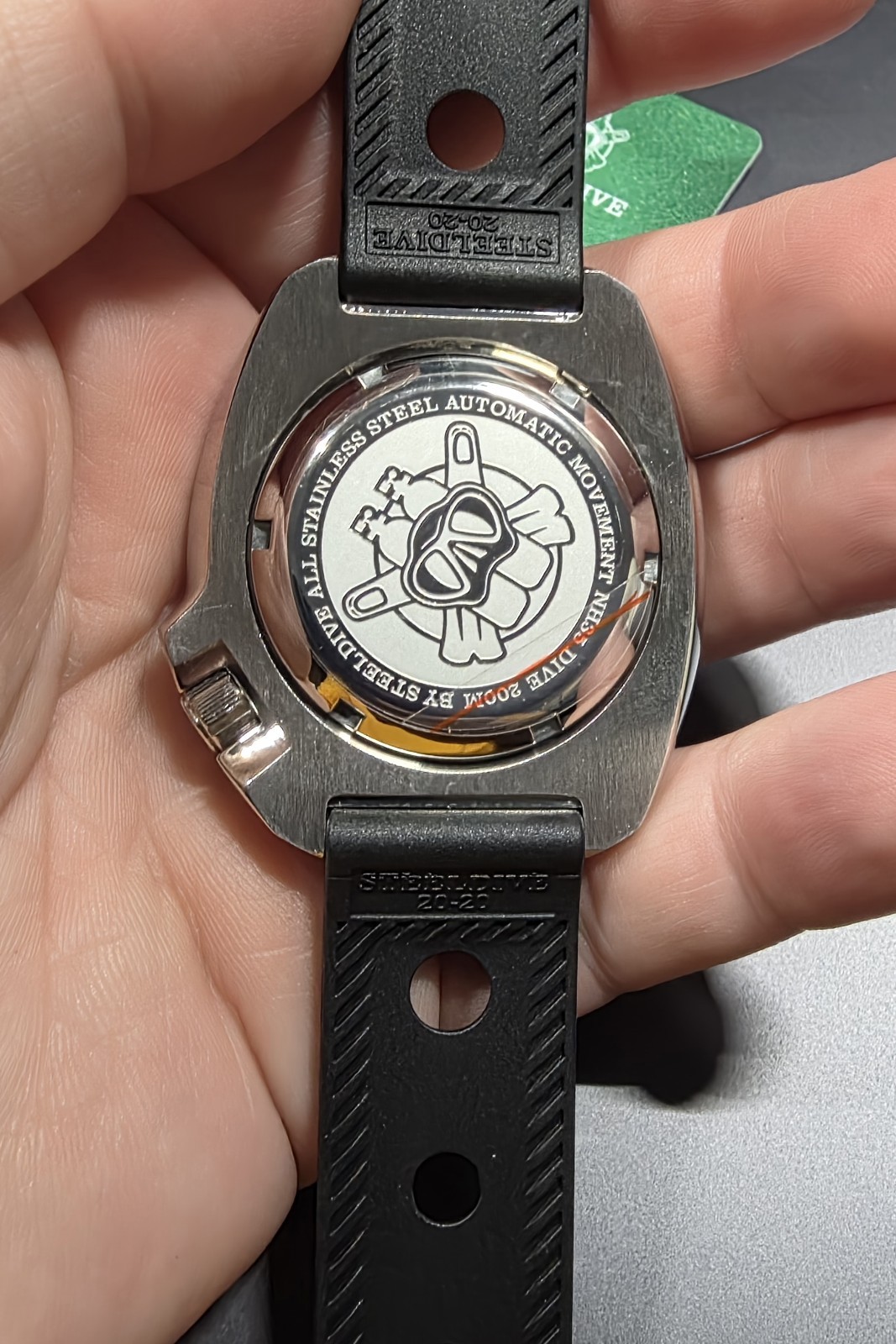 Steeldive SD1970 Turtle Captain Willard NH35 Seiko Sapphire Diving Watch Rubber