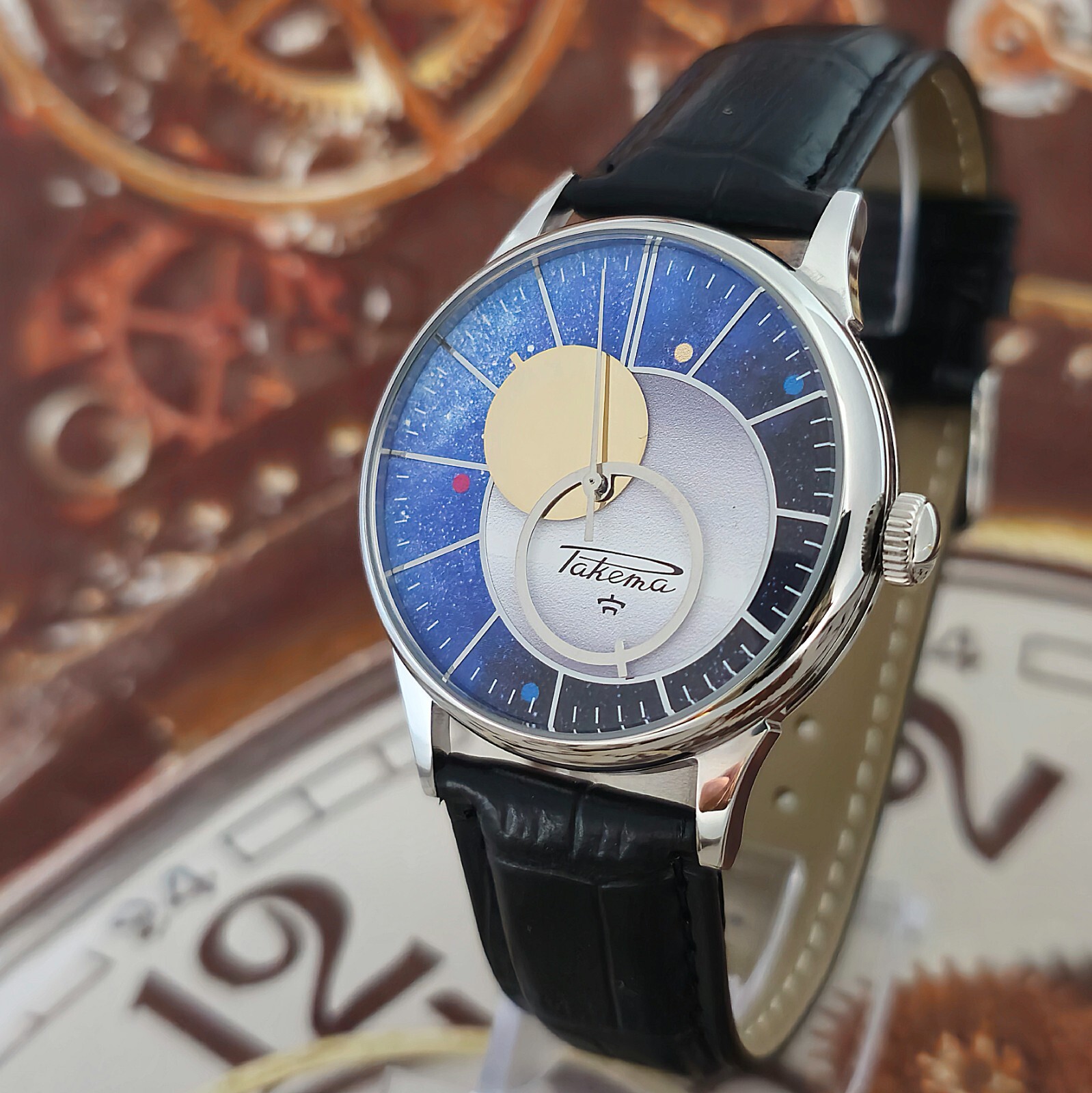 Vintage Watch USSR RAKETA Copernik 2609.HA Planets Wristwatch Copernic Space