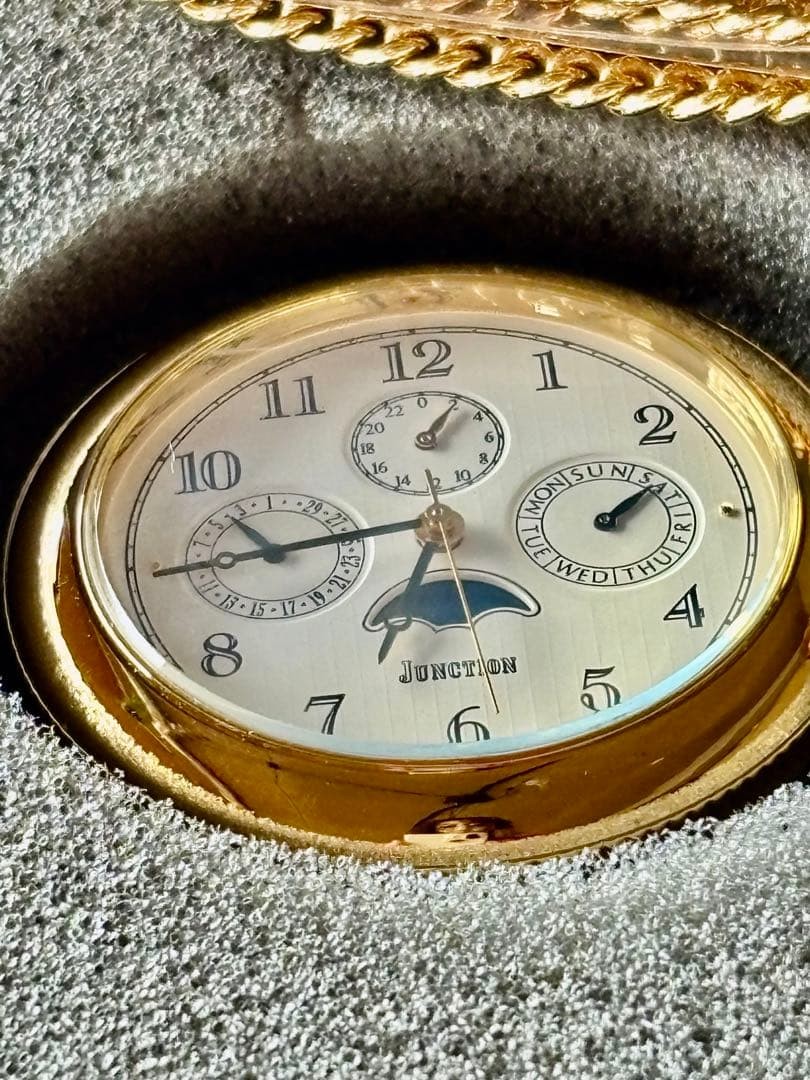 Citizen JUNCTION vintage pocket watch complete item
