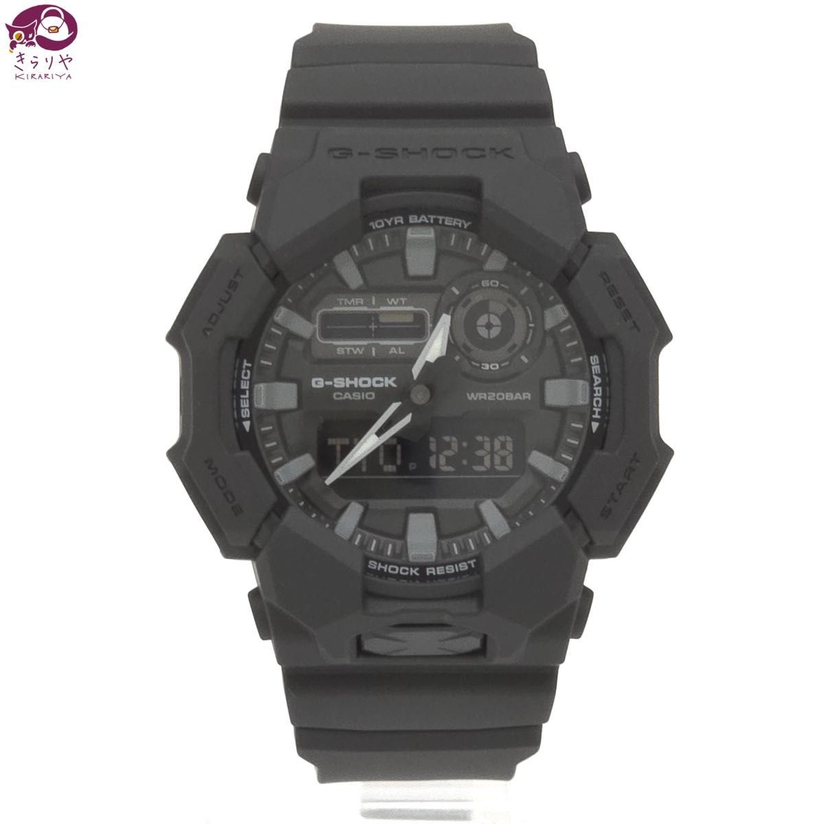 CASIO G SHOCK GA 010 1A1JF Analog Digital Watch Normal Working Condition All Bla