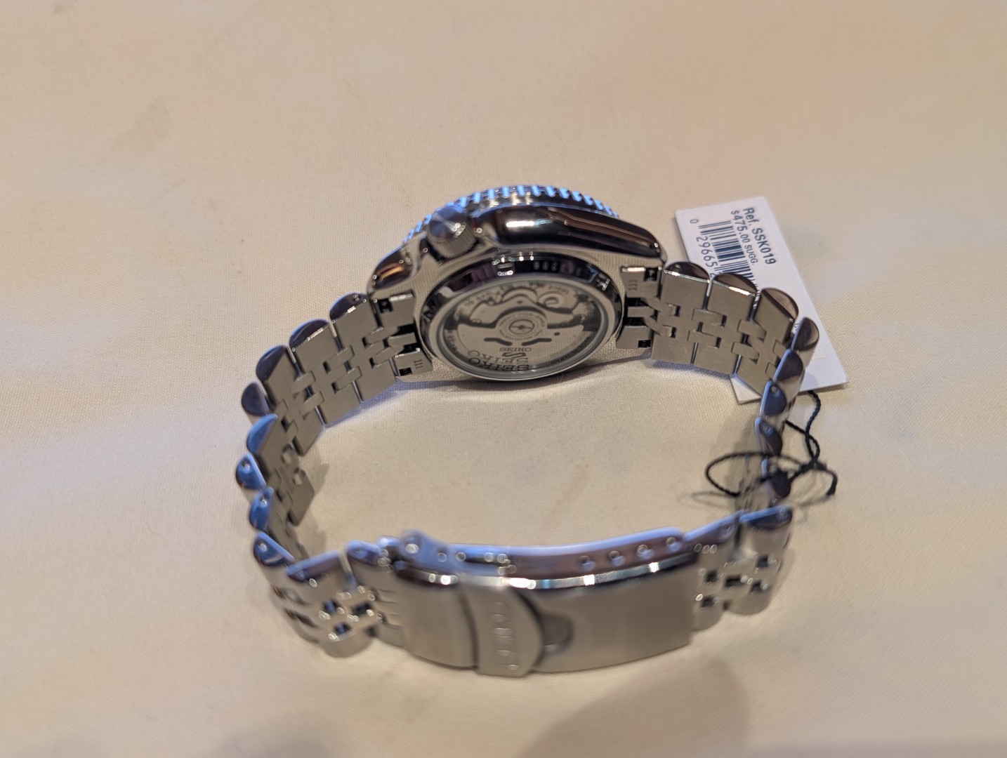 Seiko 5 Men’s Watch SSK019 GMT Automatic Black Dial Stainless Steel 42mm w/box