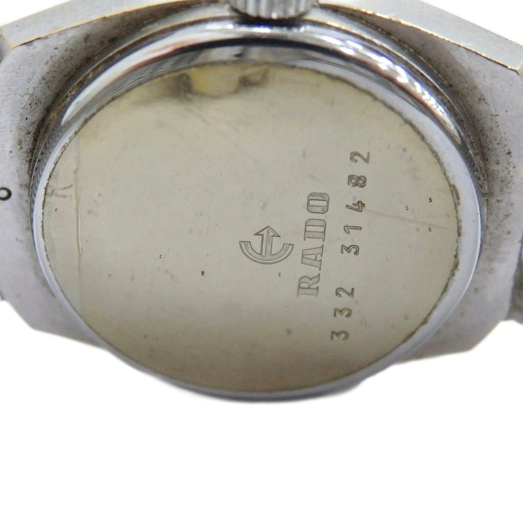 Used RADO 332 31482 elegance wristwatch hand wound mesh belt logo silver color G