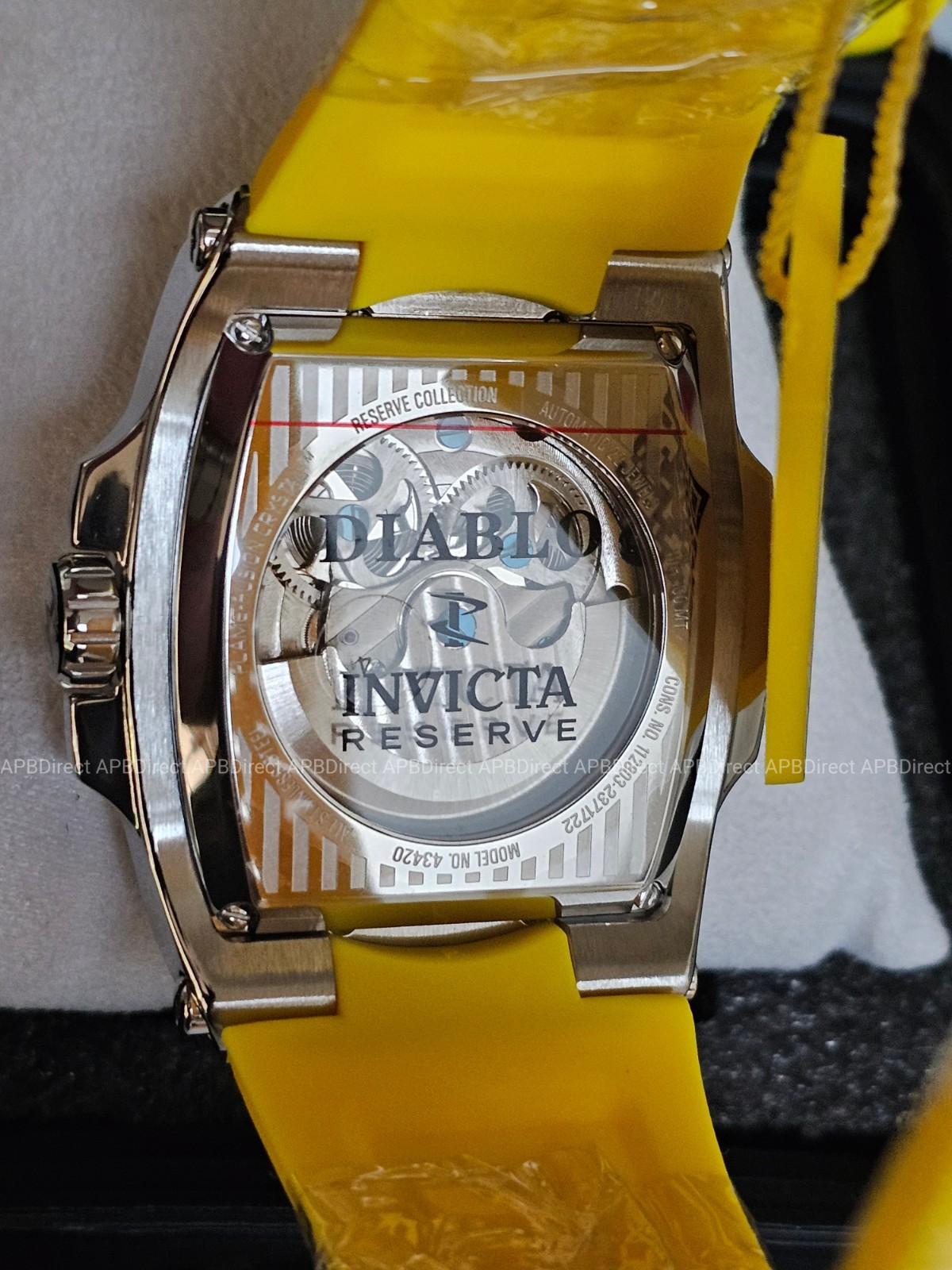 Invicta – S1 Rally – DIABLO – Dual Time Automatic – Yellow – Reserve Mens Watch
