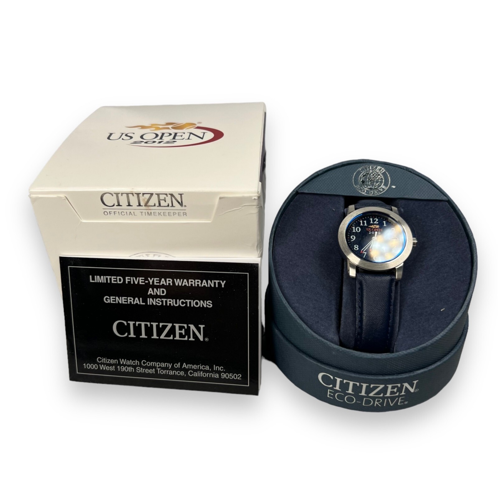 Citizen Limited Edition US Open 2000 Navy Genuine Leather Band Watch